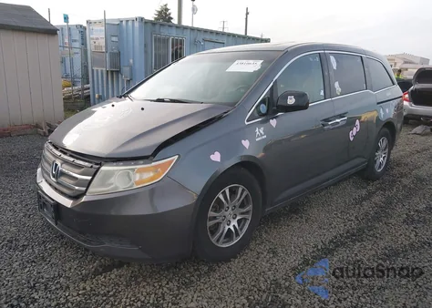 2011 Honda Odyssey Ex-L z USA, uszkodzony, nr VIN 5FNRL5H64BB076457